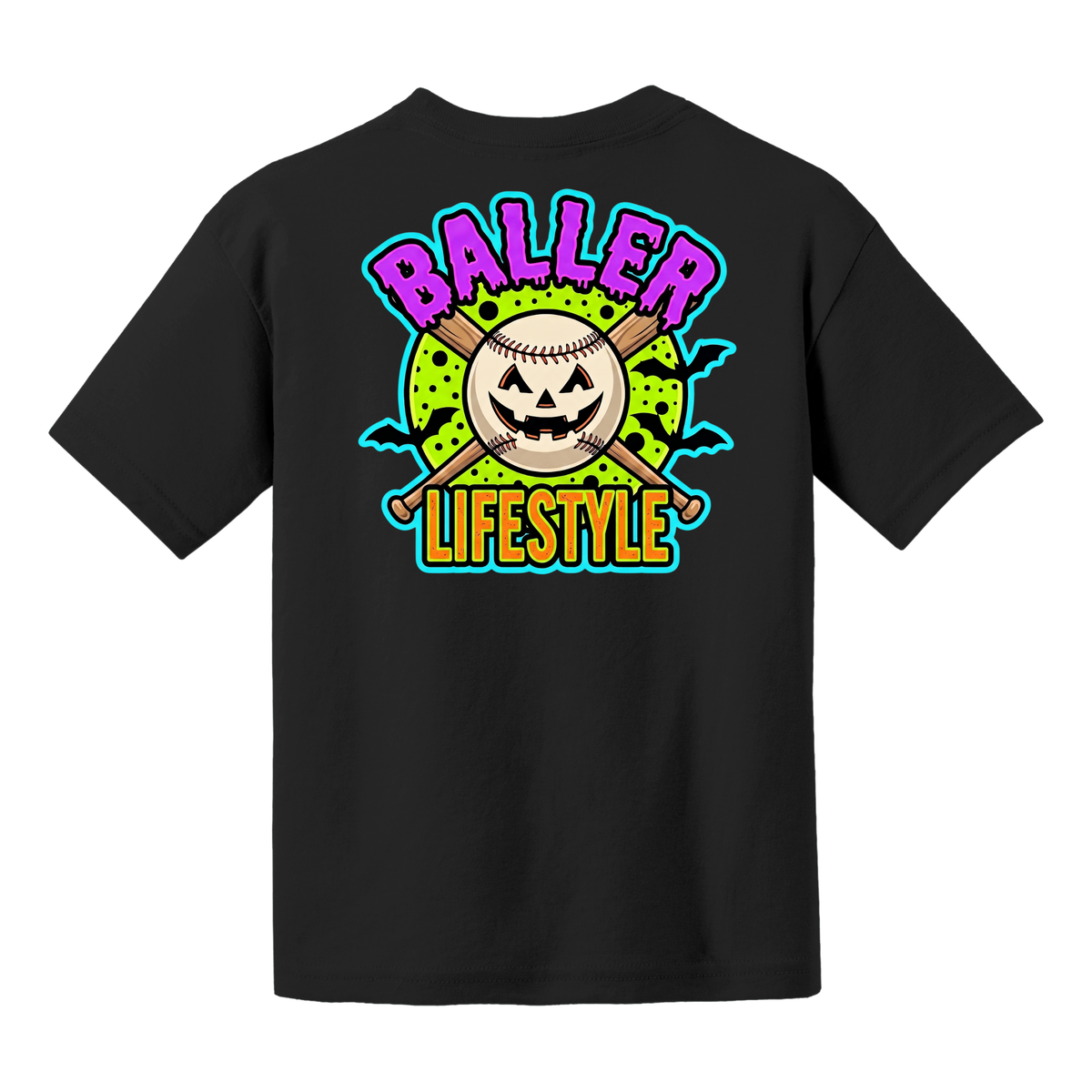 Baseball Halloween Youth Tee