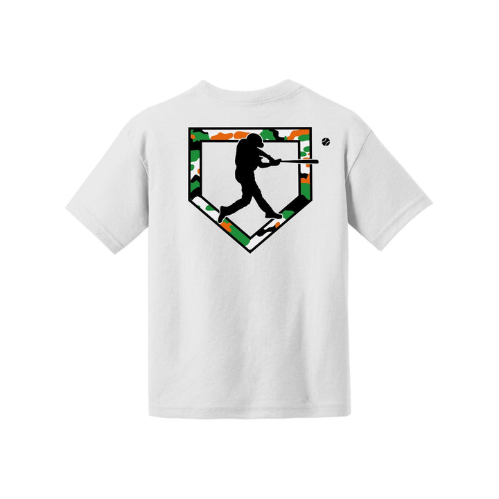 Camo Baseball Youth Tee