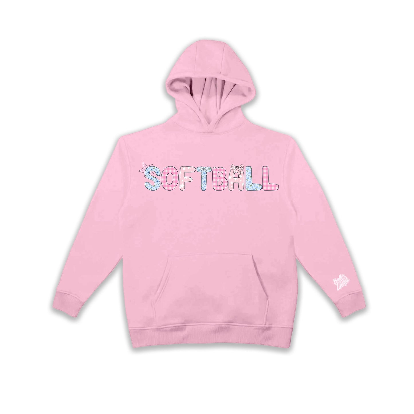 Youth Girls Softball Hoodie
