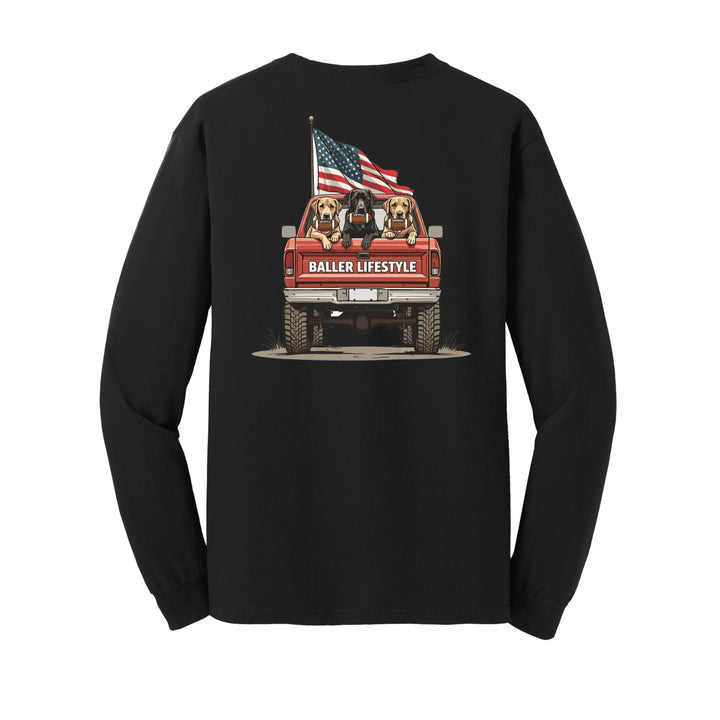 Football Youth Long Sleeve Tee