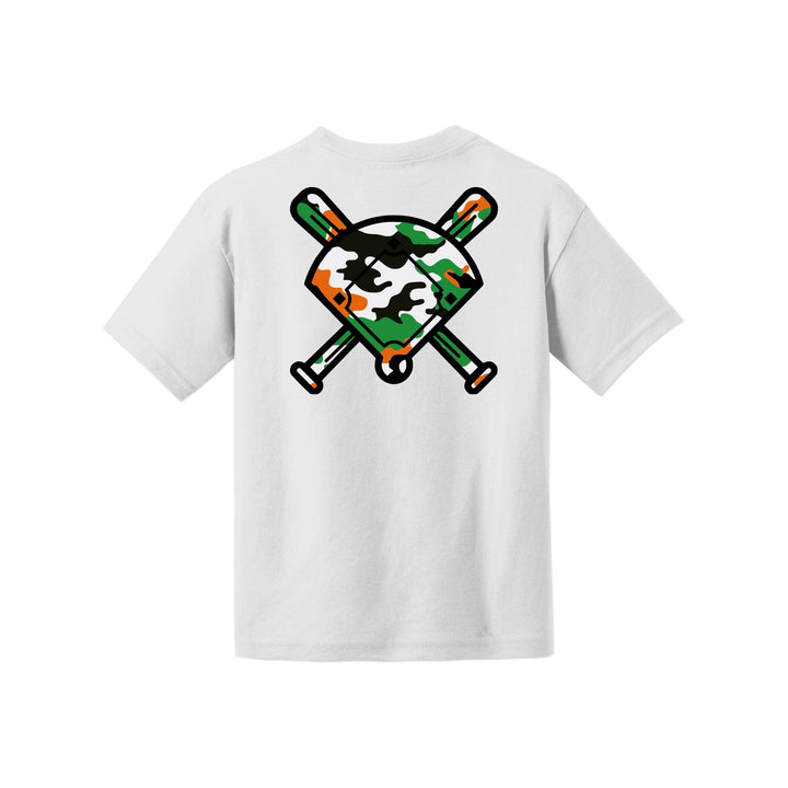 Camo Baseball Youth Tee