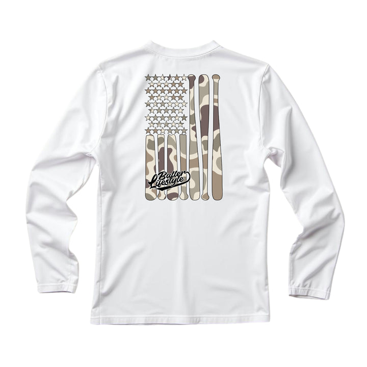 Baseball Youth Long Sleeve Tee