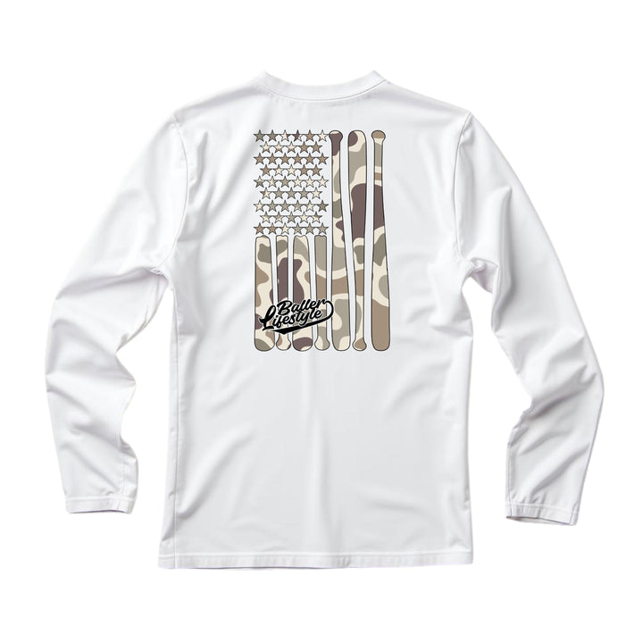 Baseball Youth Long Sleeve Tee