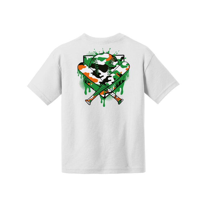 Camo Baseball Youth Tee