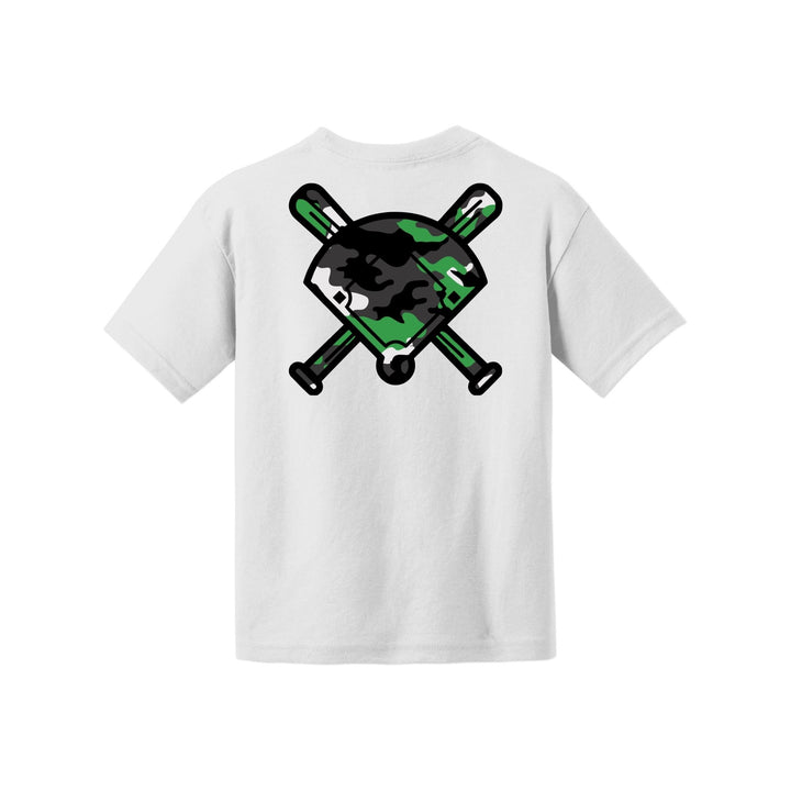 Camo Baseball Youth Tee