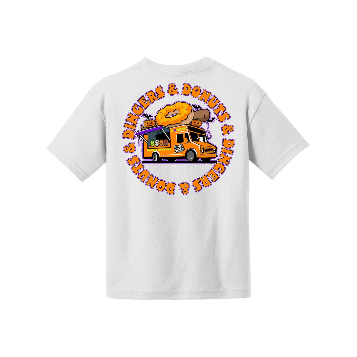Dingers and Donuts Halloween Youth Tee