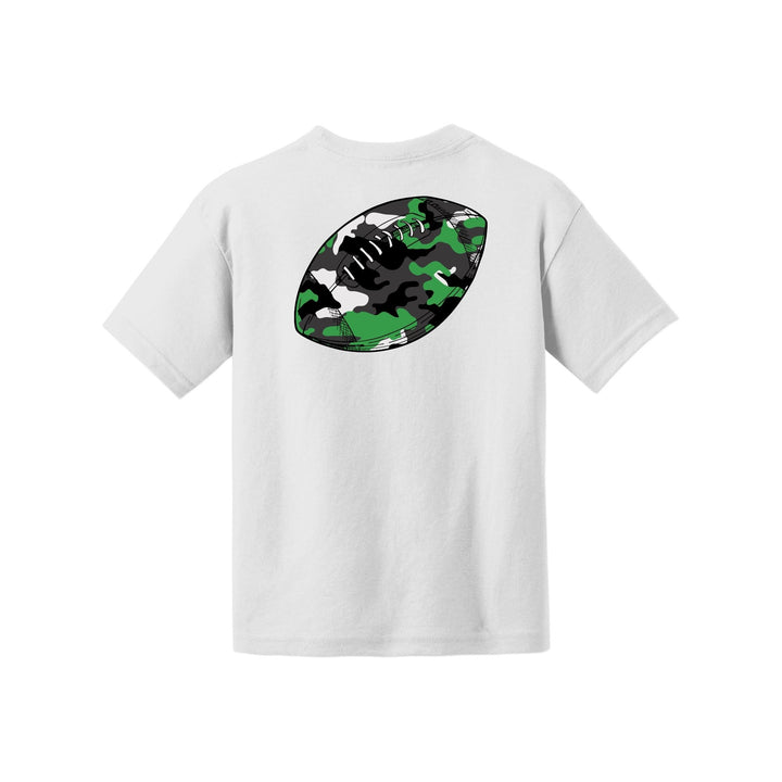 Camo Football Youth Tee