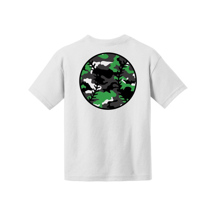 Camo Baseball Youth Tee