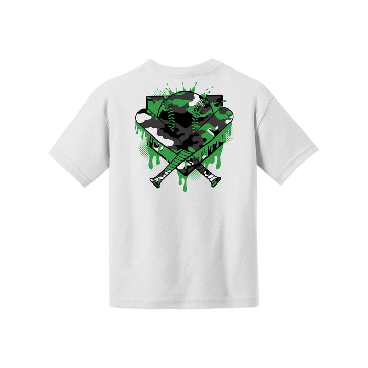 Camo Baseball Youth Tee