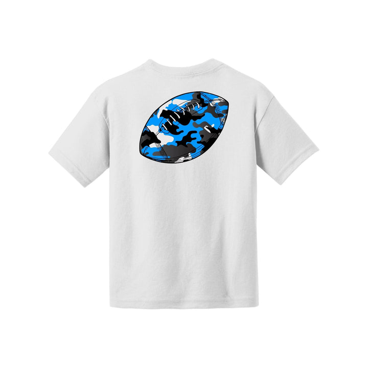 Camo Football Youth Tee