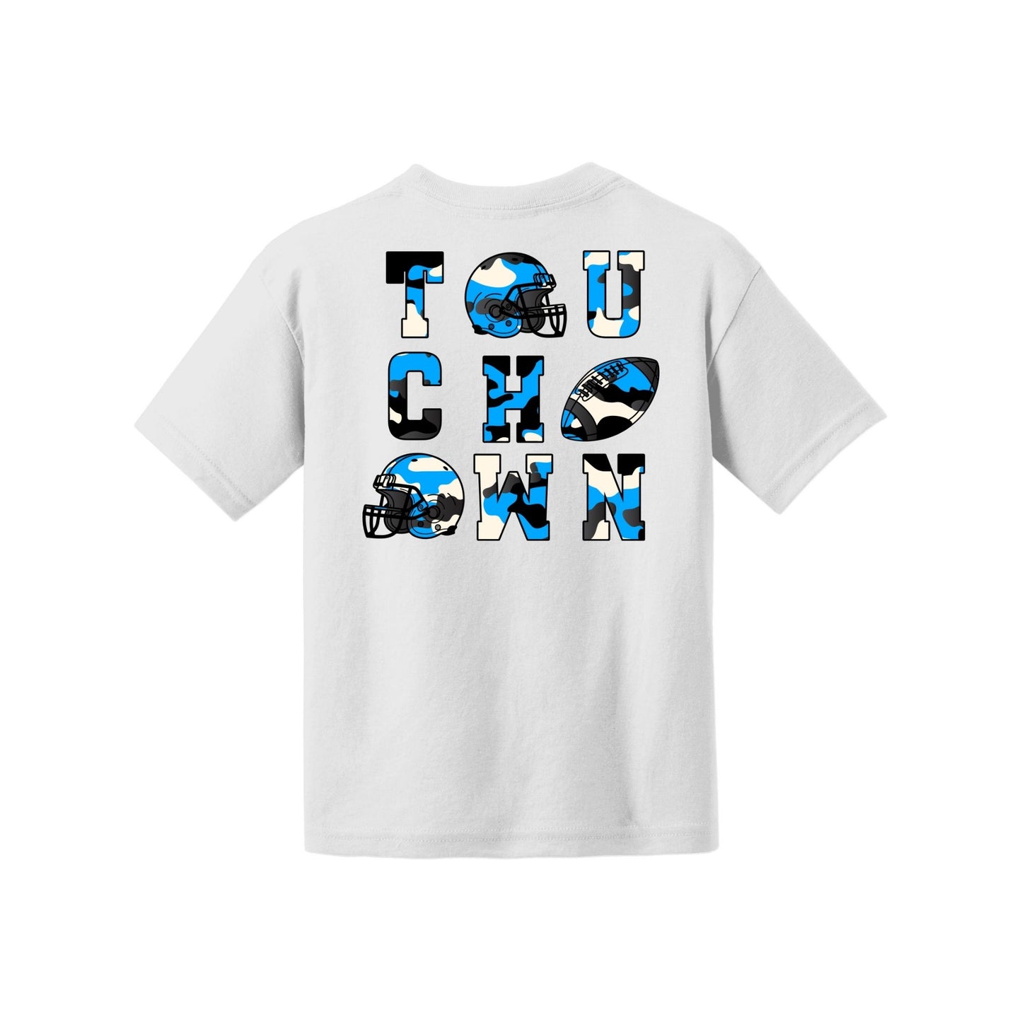 Camo Football Youth Tee