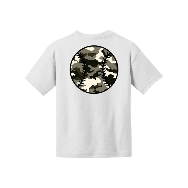 Camo Baseball Youth Tee