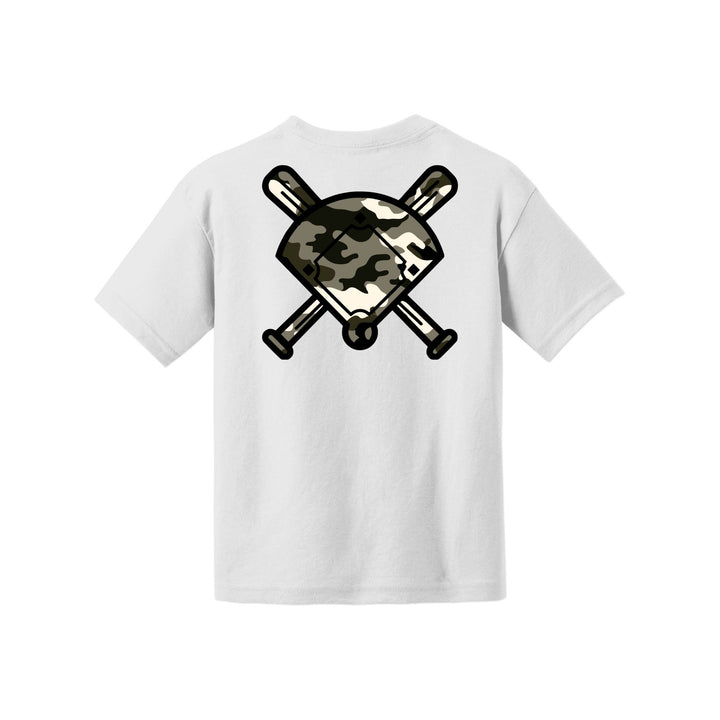 Camo Baseball Youth Tee