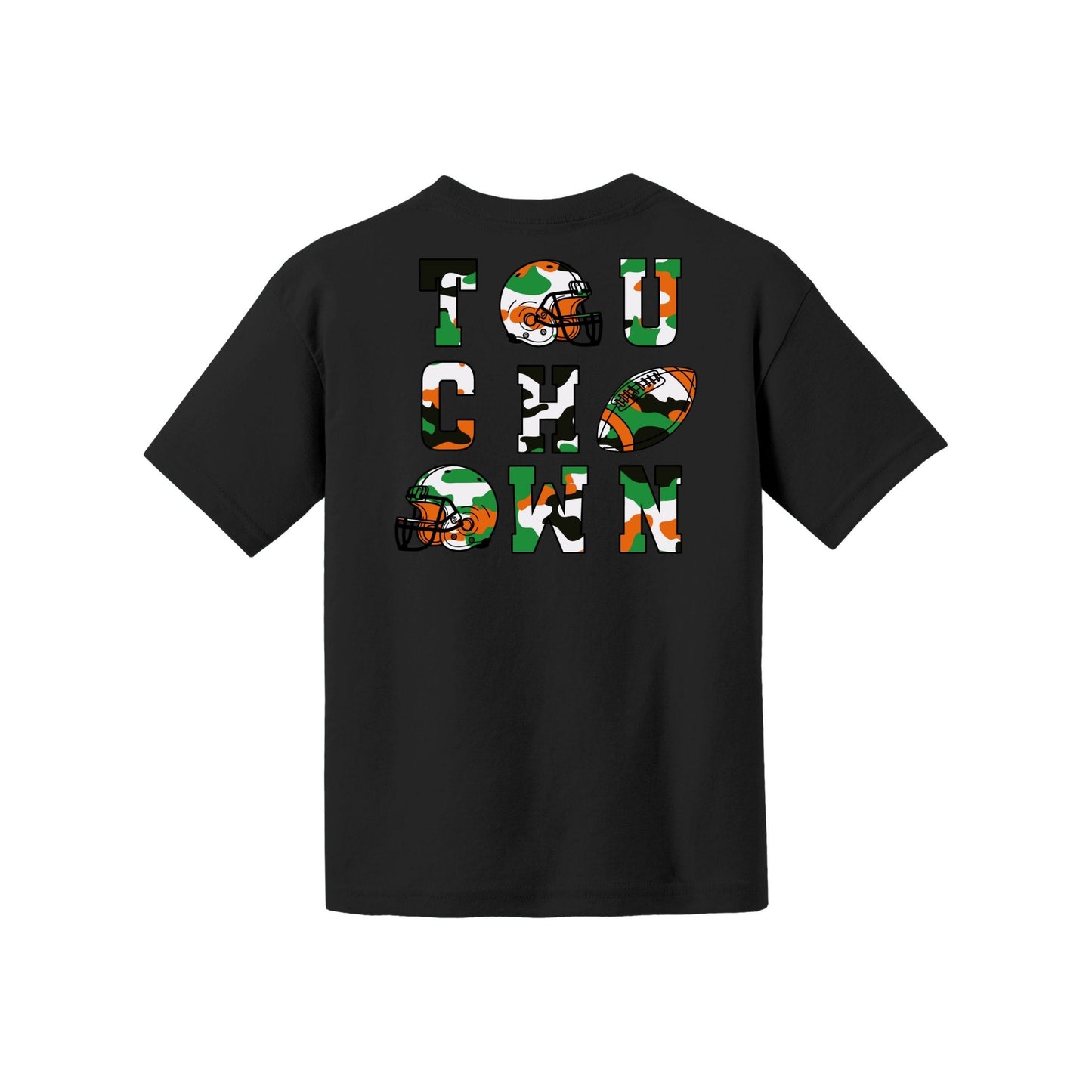 Camo Football Youth Tee