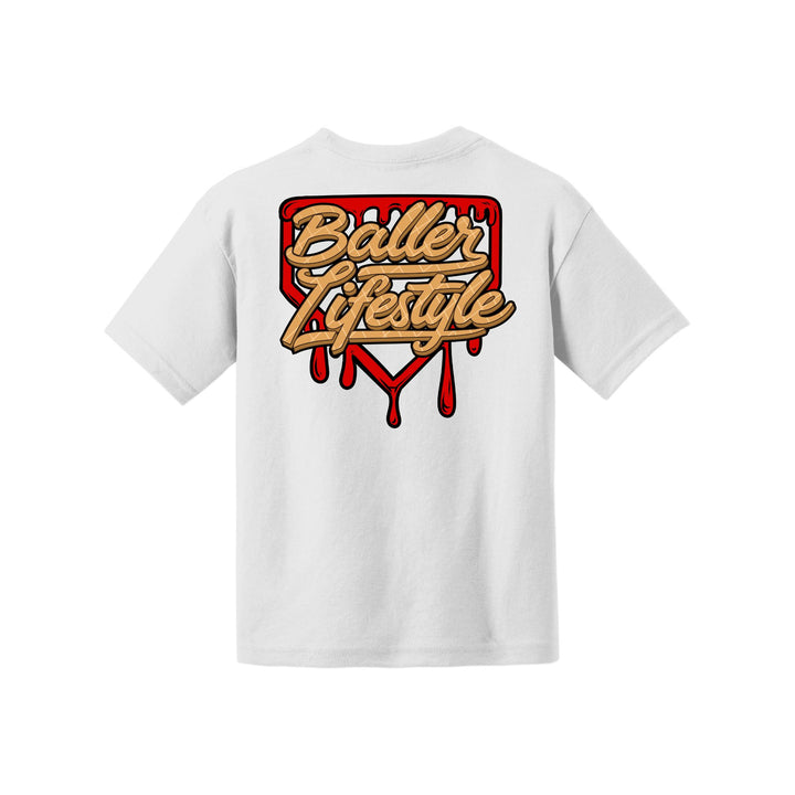 Baller Lifestyle Ice Cream Drip Youth Tee