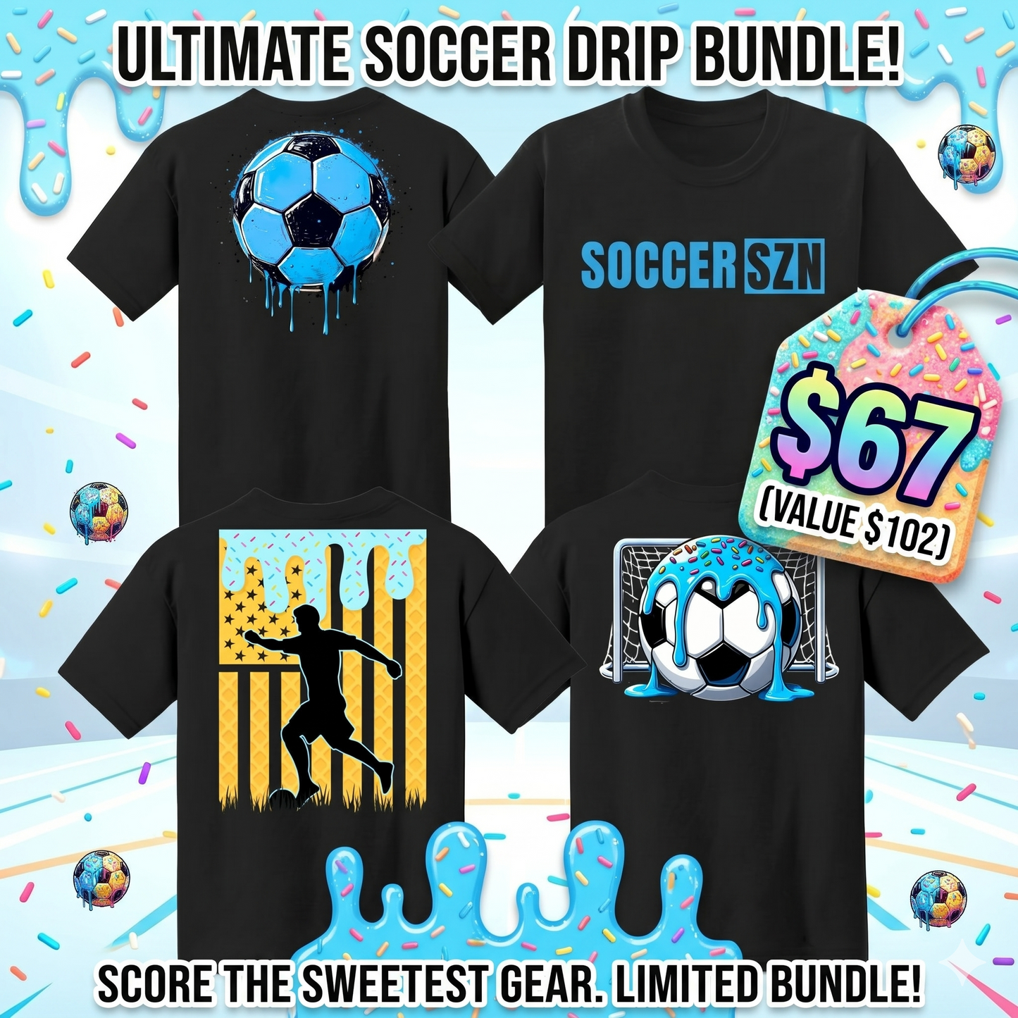 Soccer Youth Tee Bundle