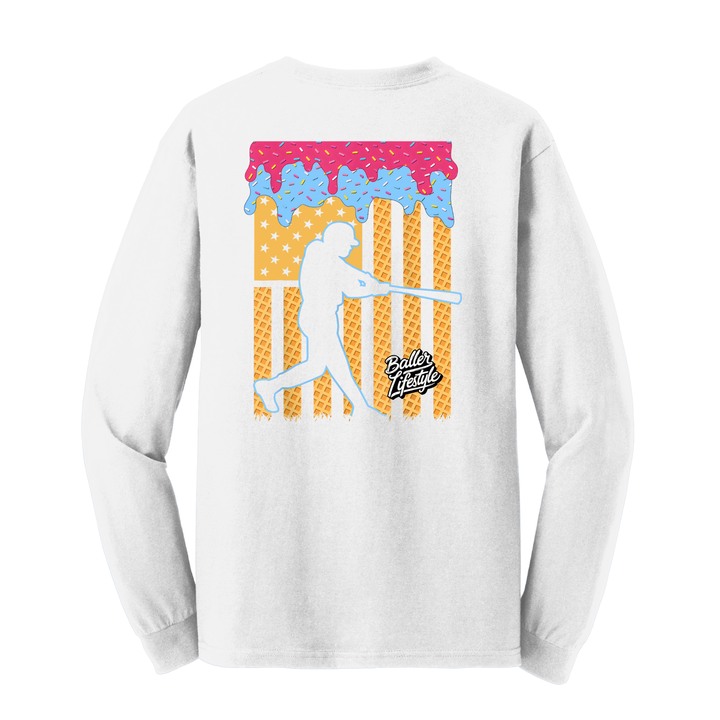 Youth Baseball Long Sleeve Tee