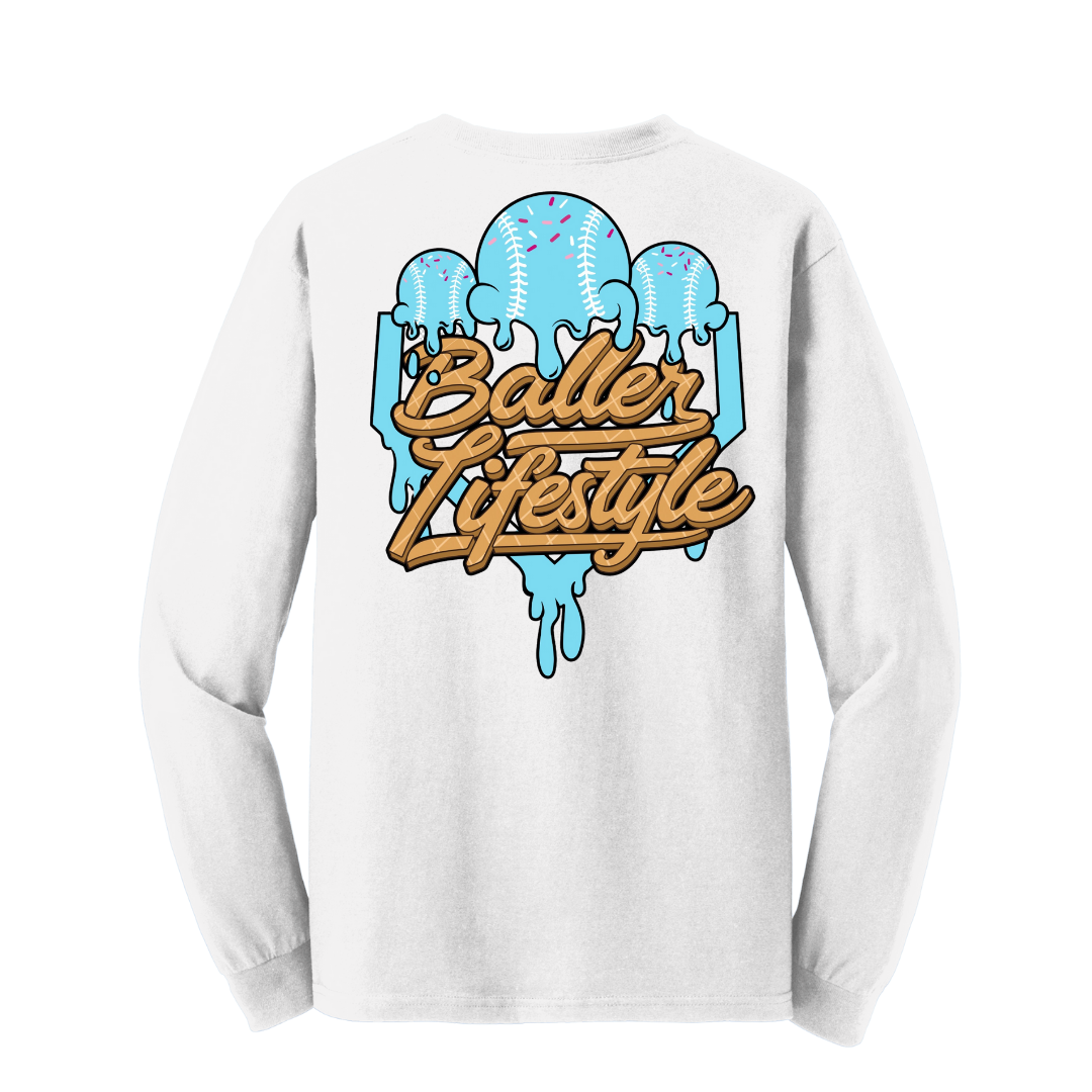 Baseball Youth Long Sleeve Tee