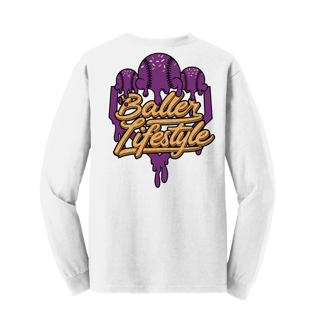 Baseball Youth Long Sleeve Tee