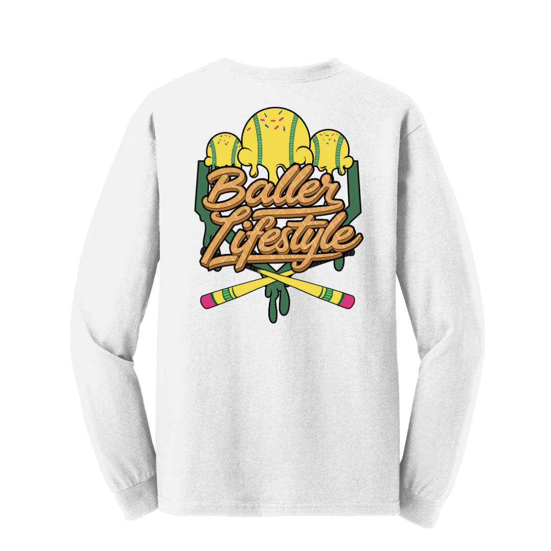 Baseball Youth Long Sleeve Tee