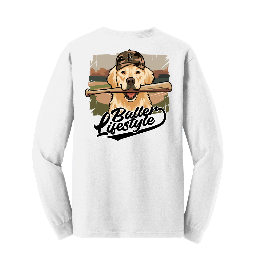 Baseball Youth Long Sleeve Tee