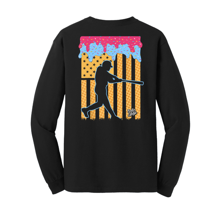 Baseball Youth Long Sleeve Tee