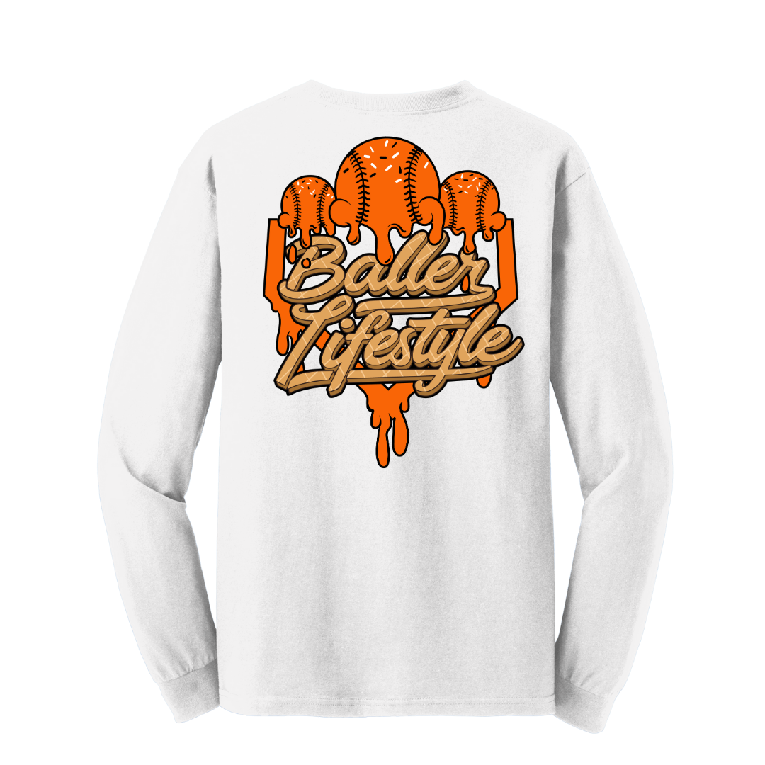 Baseball Youth Long Sleeve Tee