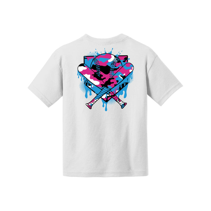 Camo Baseball Youth Tee