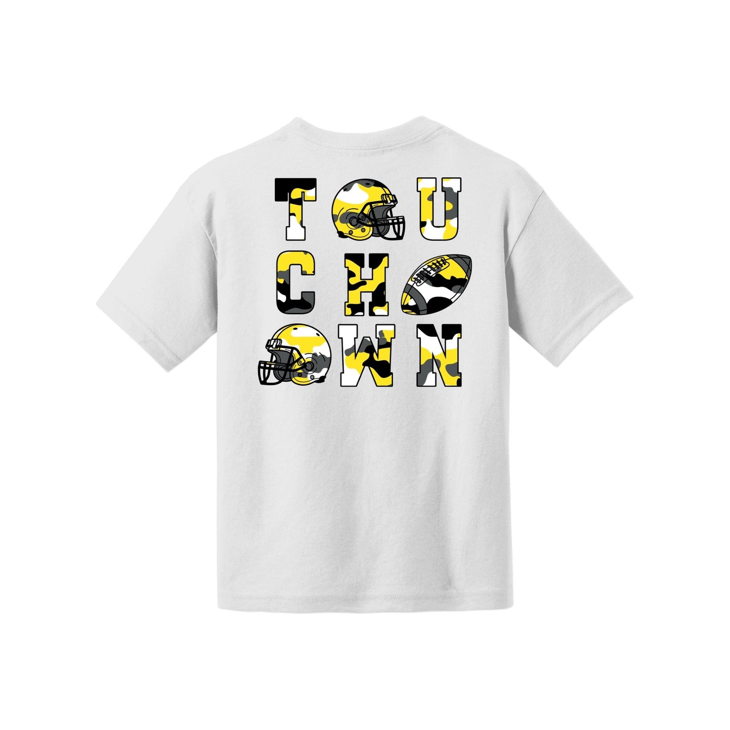 Camo Football Youth Tee