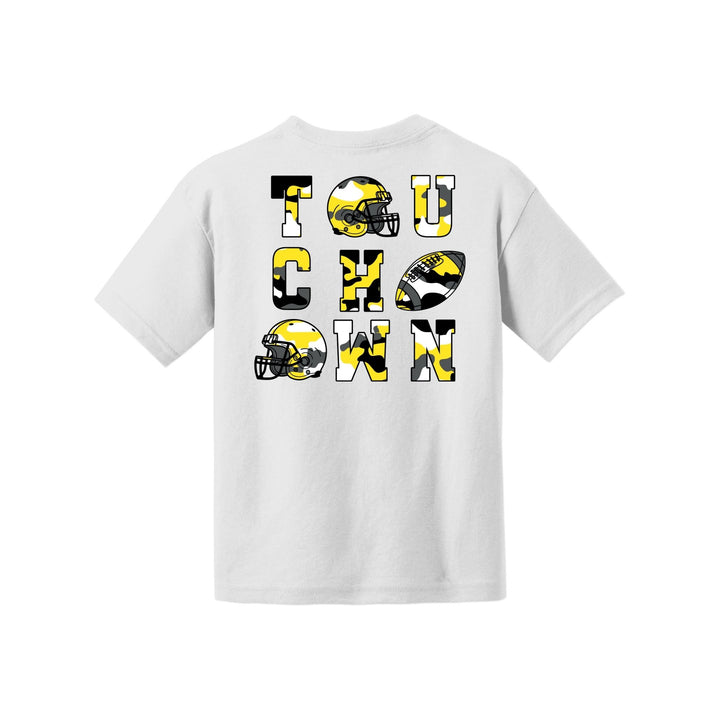 Camo Football Youth Tee