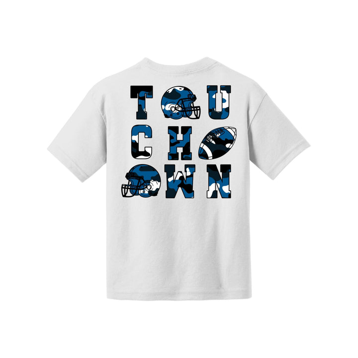 Camo Football Youth Tee