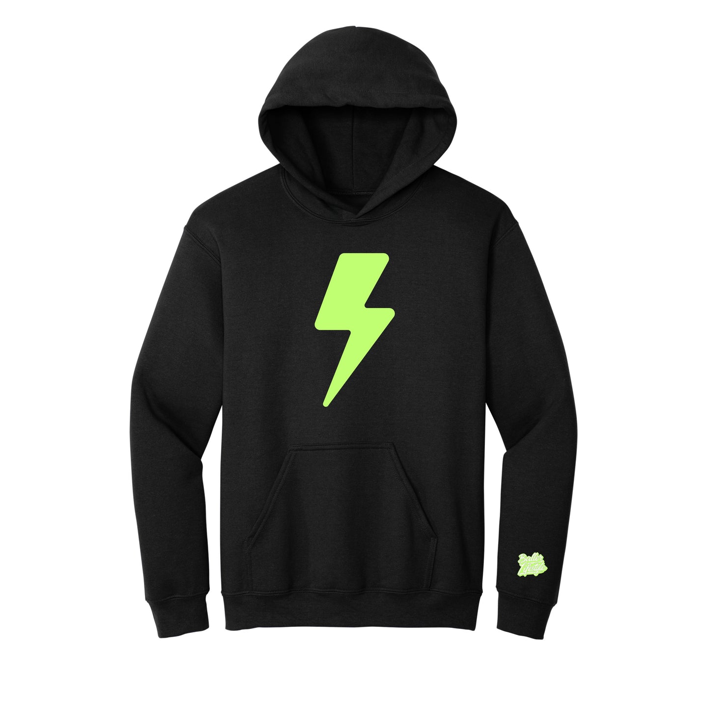 Baseball Lightning Bolt Adult Sweatshirt