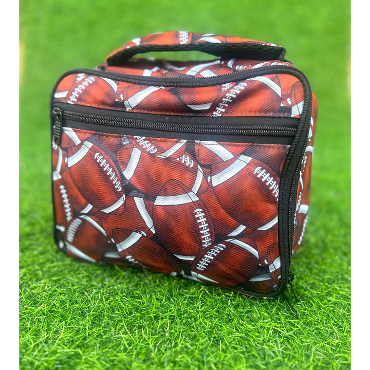 Allover Football drip lunch box