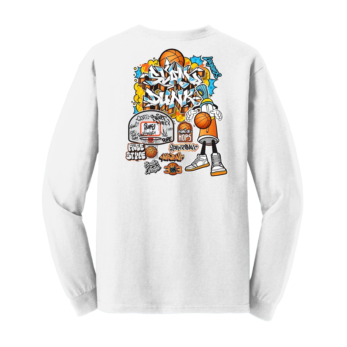Basketball Youth Long Sleeve Tee