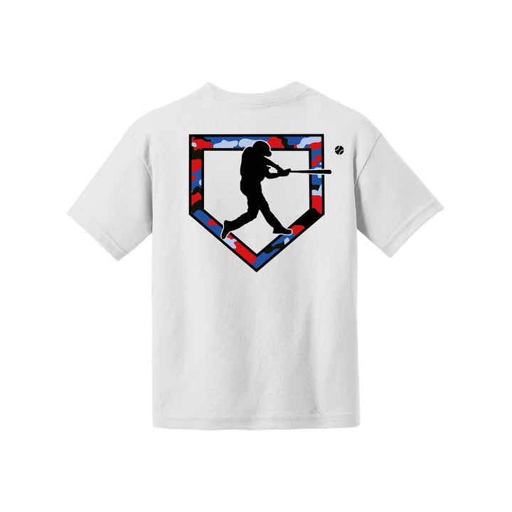 Camo Baseball Youth Tee