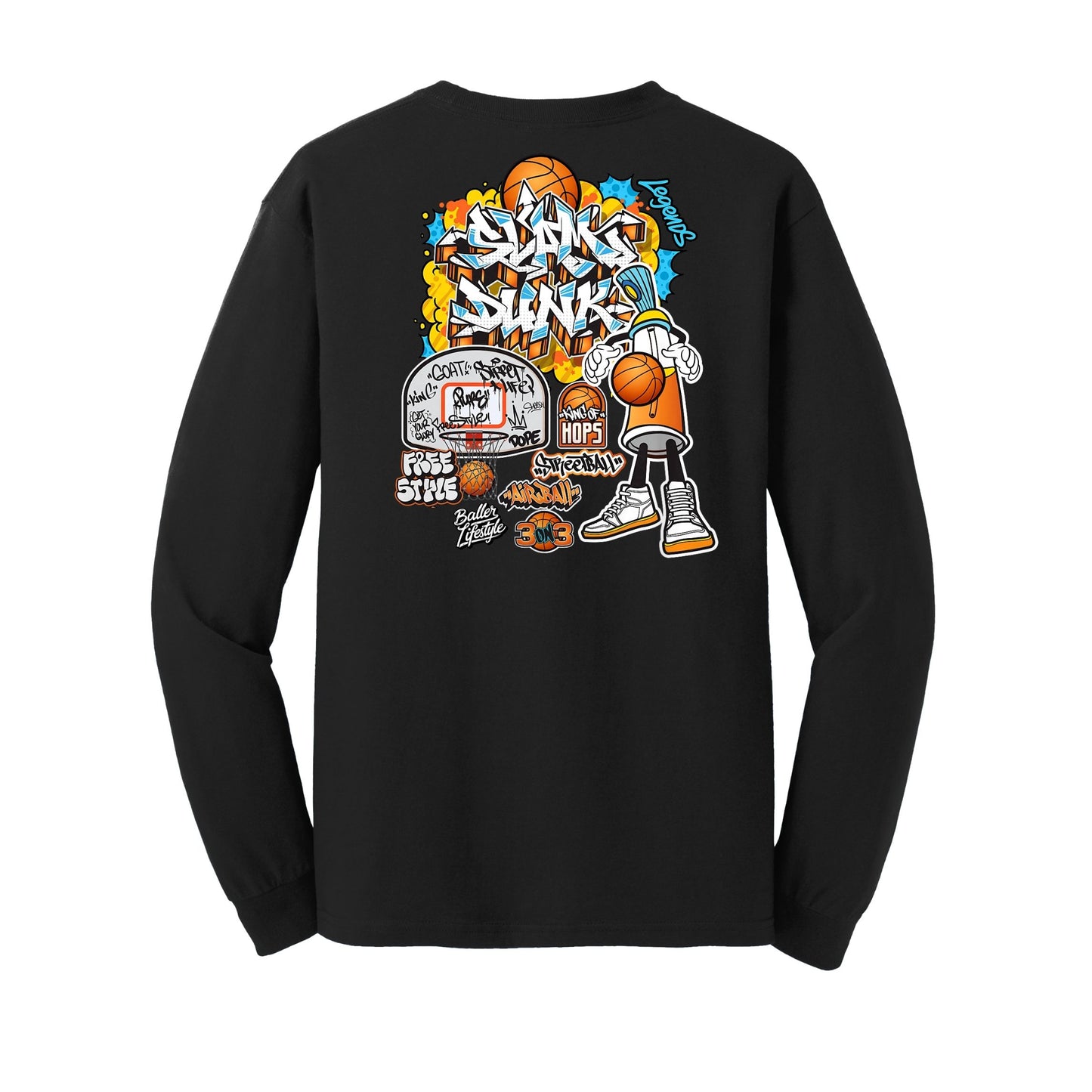 Basketball Youth Long Sleeve Tee