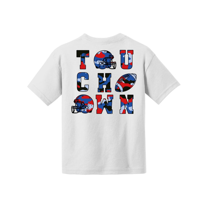 Camo Football Youth Tee