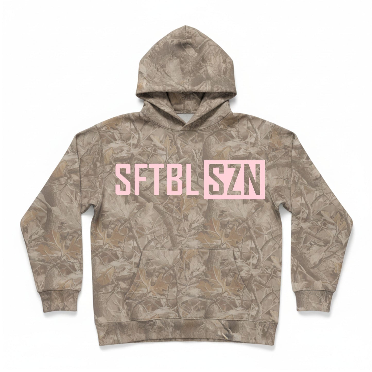 Youth Girls Camo Softball Hoodie