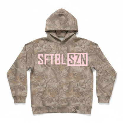 Youth Girls Camo Softball Hoodie