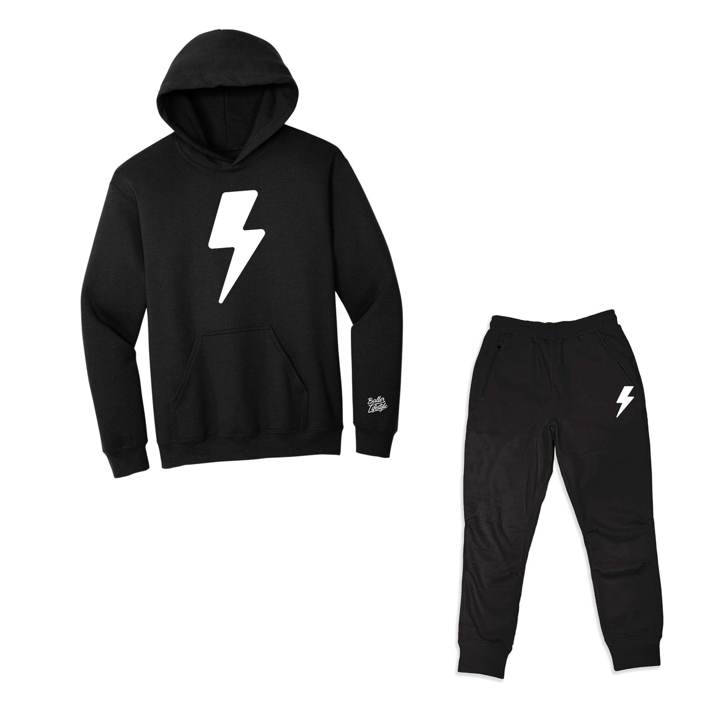 Baller Lifestyle lightening bolt Baseball Joggers