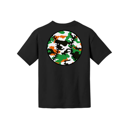 Camo Baseball Youth Tee