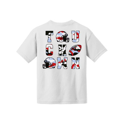 Camo Football Youth Tee