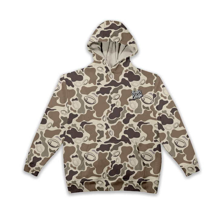 Football Camo Youth Sweatshirt