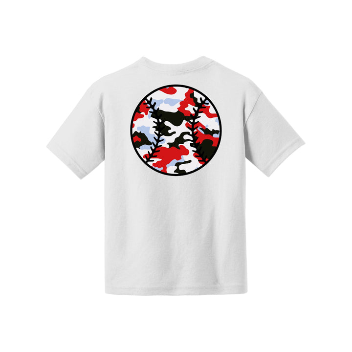 Camo Baseball Youth Tee