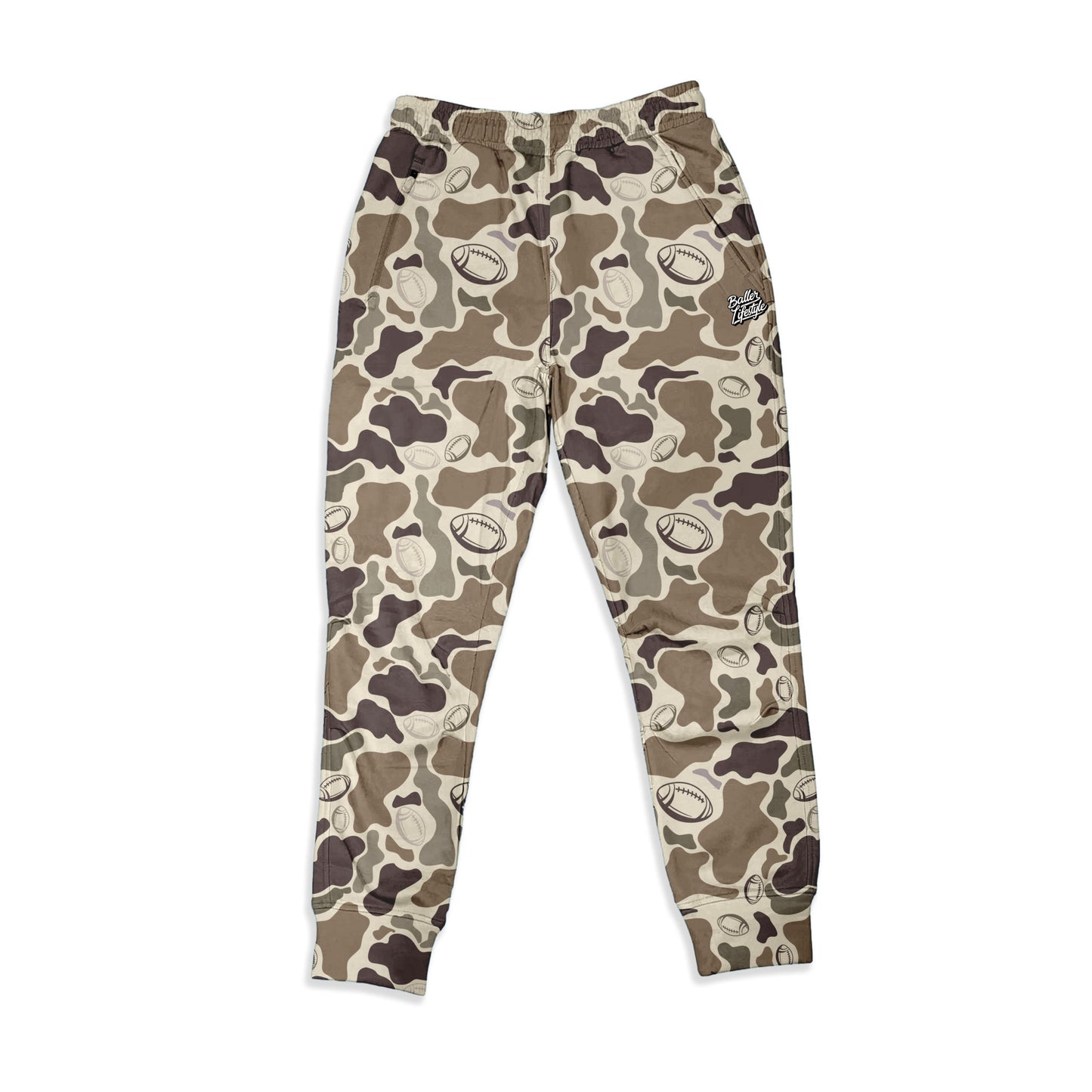 Adult Baller Lifestyle Camo Football Joggers