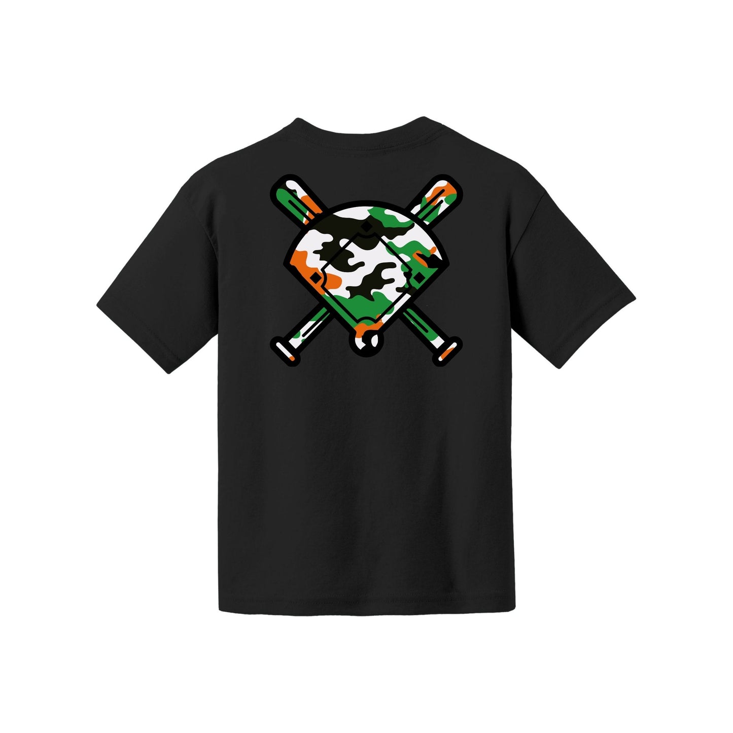 Camo Baseball Youth Tee
