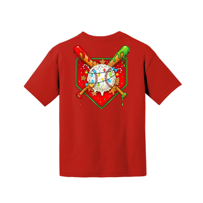 Baseball Youth Holiday Tee