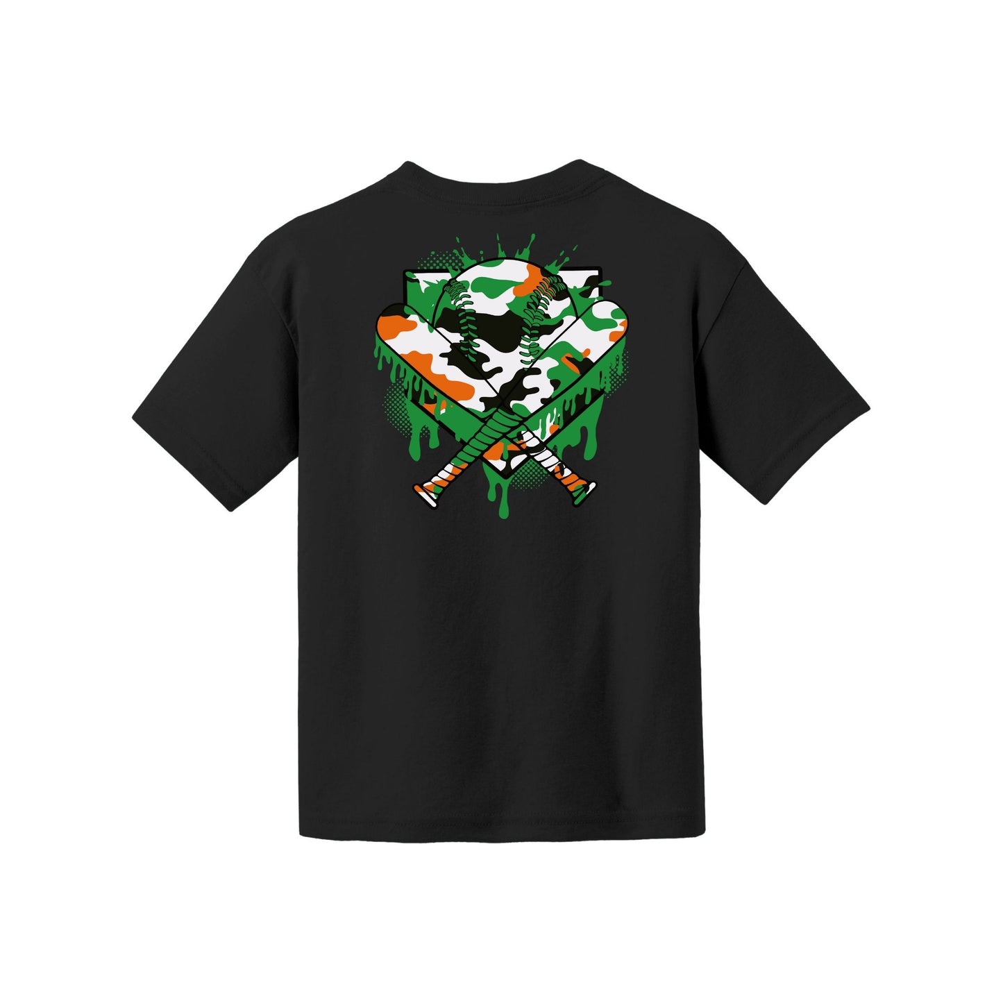 Camo Baseball Youth Tee