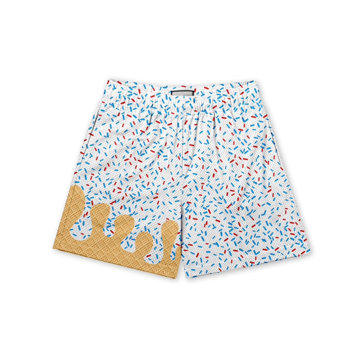 Baseball Ice Cream Drip Shorts