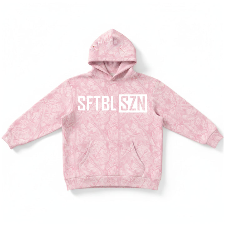 Youth Girls Camo Softball Hoodie